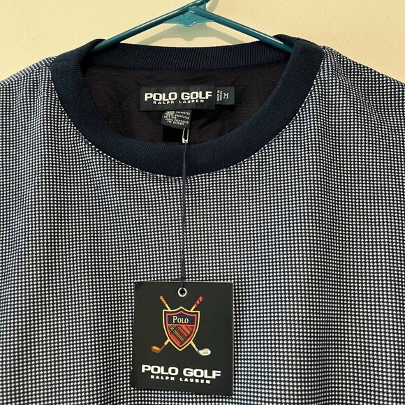 Polo Golf Ralph Lauren NWT Navy Blue Pullover Sweater Size Medium - Picture 3 of 7